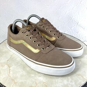 Vans Sneakers Women 9 Gold Ward Deluxe Ortholite Streetwear Comfort Shoe